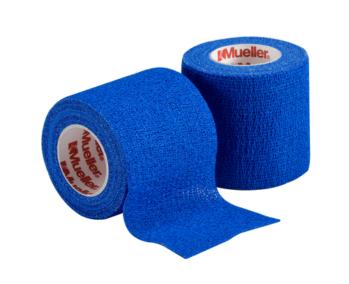 Self-adherent tape sticks to itself, providing support and compression without sticking to the skin.