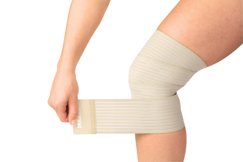 Mueller® Wonder Wrap™ is an elastic and nylon wrap that offers firm, long-term support. Maintains elasticity for long-term use. Recommended to help reduce muscle strain.