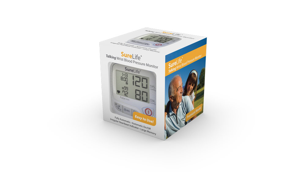 SureLife® Premium Wrist Blood Pressure Monitor (Talking) - KD Healthcare  Solutions