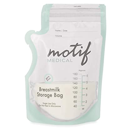 Motif breastmilk storage bag